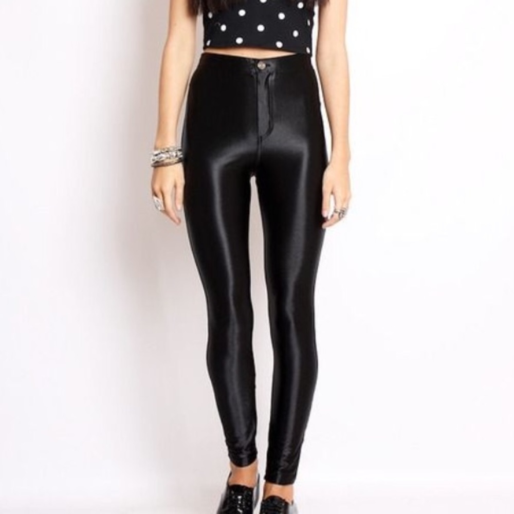 Black aa disco pants